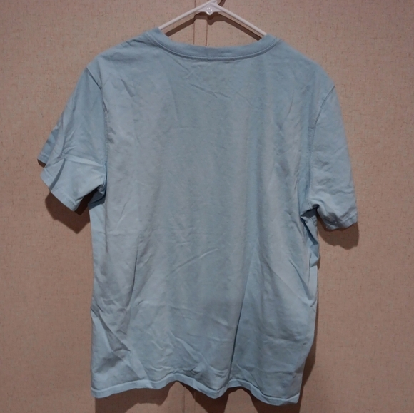 Carhartt Mens Blue T-Shirt Loose Fit Size XL Logo Casual Summer Comfort Work - Picture 3 of 5